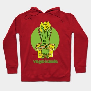 Vegetable Playing Guitar Hoodie